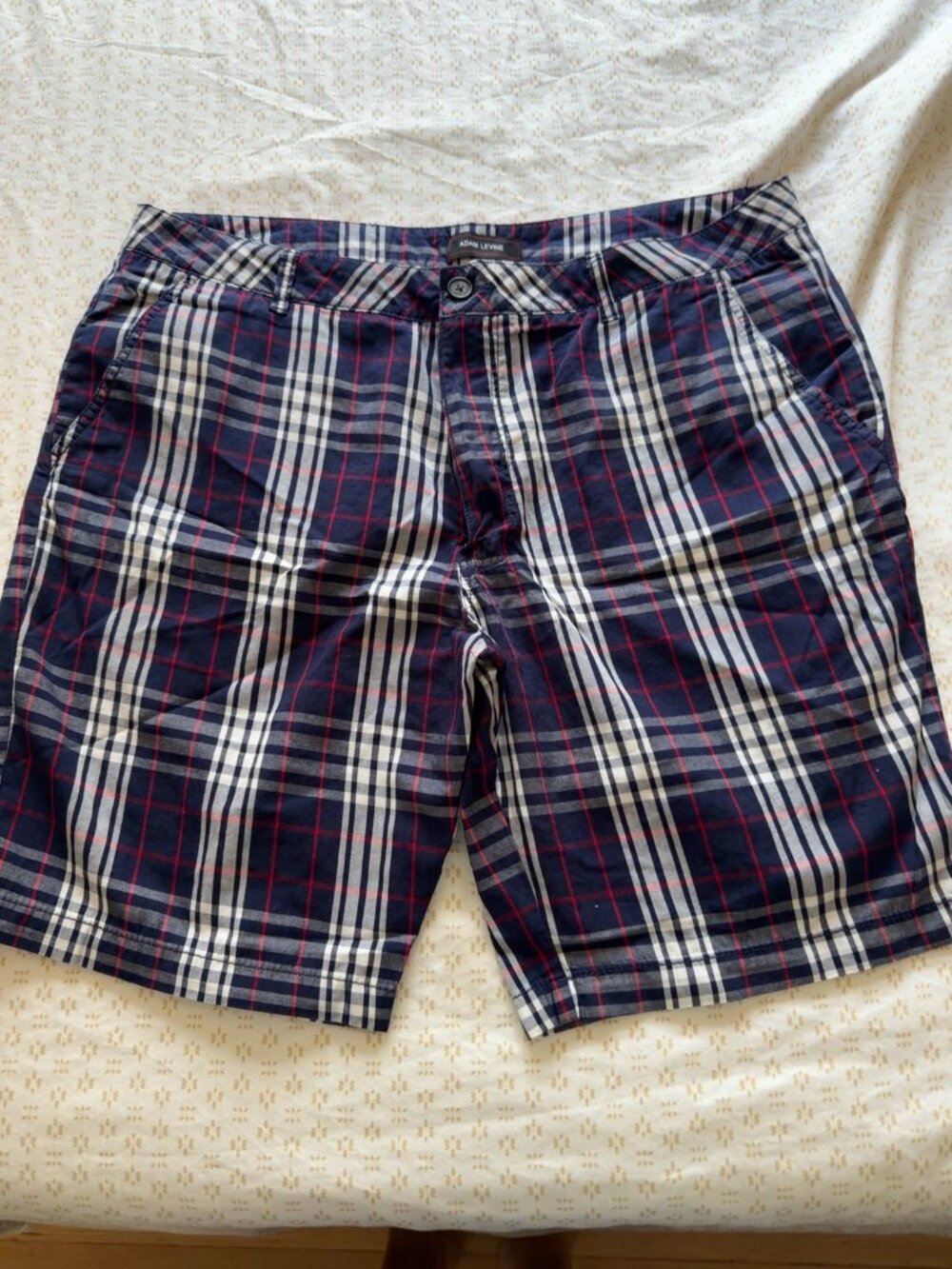 Adam Levine- Plaid shorts- size 40